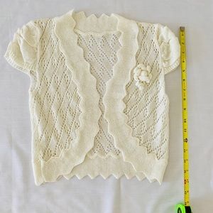 Knit short sleeve shrug NWOT